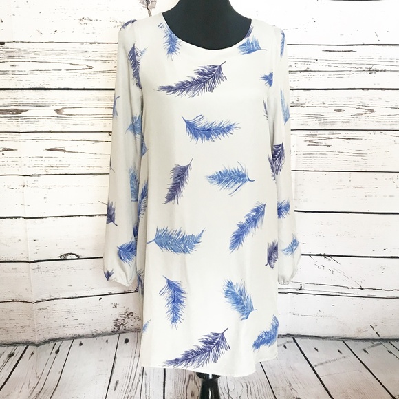 Rory Beca Dresses & Skirts - Rory Beca Forever21 White Swing Feather Dress SP